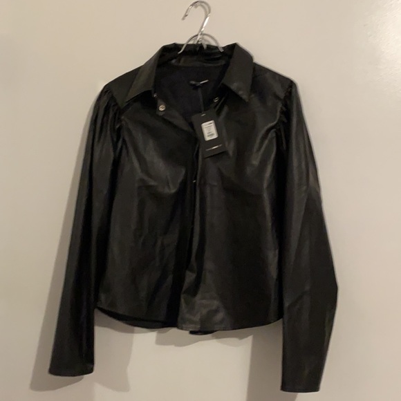 Fashion Nova PU Top - Picture 6 of 7